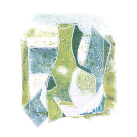 Jubilee Jugs IV White Modern Wood Framed Art Print by Combs, Joyce