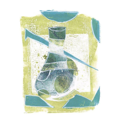 Jubilee Jugs VI White Modern Wood Framed Art Print by Combs, Joyce