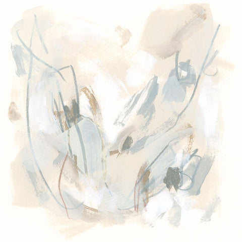 Neutral Assembly I White Modern Wood Framed Art Print by Vess, June Erica