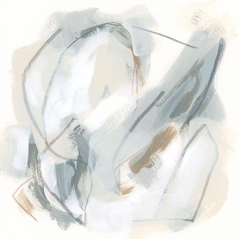 Neutral Assembly IV Black Modern Wood Framed Art Print with Double Matting by Vess, June Erica