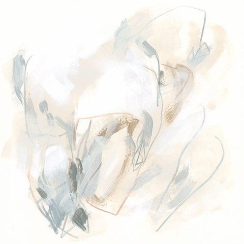 Neutral Assembly IX Black Modern Wood Framed Art Print by Vess, June Erica