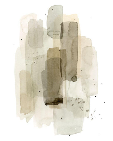 Vintage Patches II Black Ornate Wood Framed Art Print with Double Matting by Popp, Grace