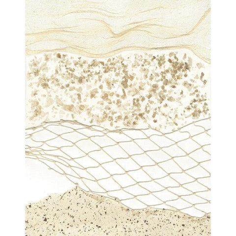 Coast Away I Black Modern Wood Framed Art Print with Double Matting by Lam, Vanna