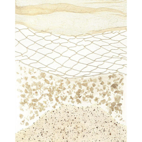 Coast Away II Gold Ornate Wood Framed Art Print with Double Matting by Lam, Vanna
