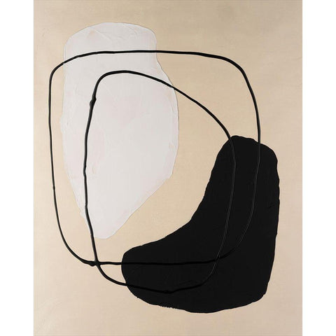 Avant Mod I White Modern Wood Framed Art Print by Lam, Vanna