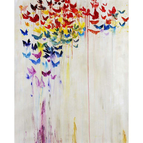 Orchid Spectrum II Gold Ornate Wood Framed Art Print with Double Matting by Maas, Jodi