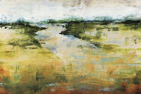 Plain Simple White Modern Wood Framed Art Print with Double Matting by Edmunds, Sydney