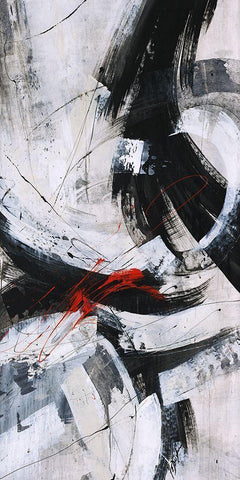 Uptempo II Black Ornate Wood Framed Art Print with Double Matting by Douglass, Farrell