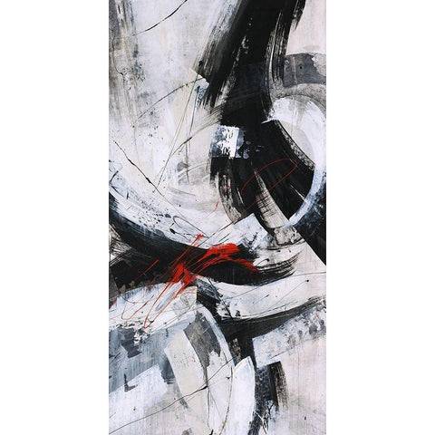 Uptempo II Black Modern Wood Framed Art Print by Douglass, Farrell