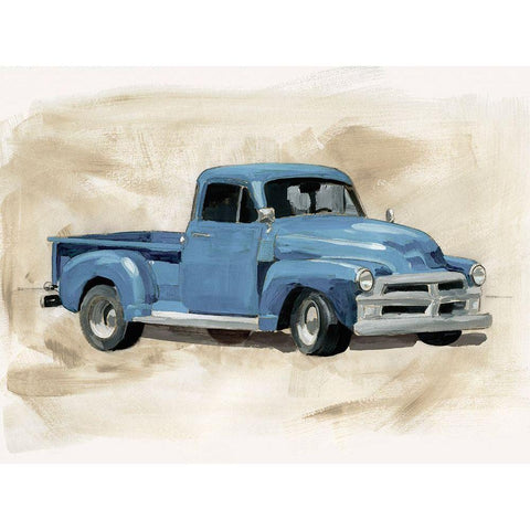 Pickup I Black Modern Wood Framed Art Print with Double Matting by Barnes, Victoria