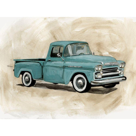 Pickup III Black Modern Wood Framed Art Print by Barnes, Victoria