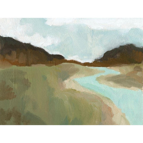 Coldwater Hills I Gold Ornate Wood Framed Art Print with Double Matting by Green, Jacob