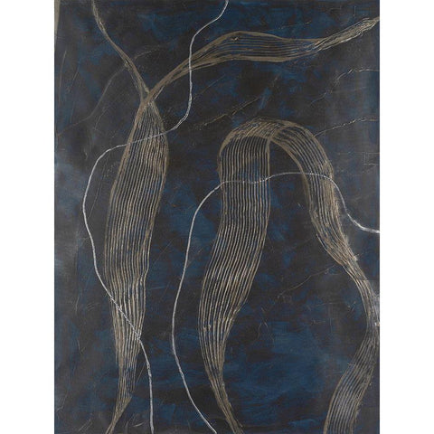 Laminar Flow I Black Modern Wood Framed Art Print by Willett, Michael