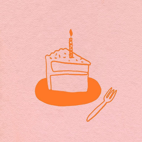 Lets Order Dessert II Black Modern Wood Framed Art Print with Double Matting by Sizemore, Natalie