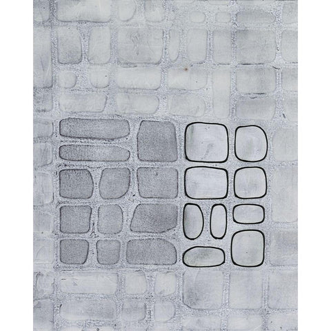 Lumen Colour II White Modern Wood Framed Art Print by Lam, Vanna