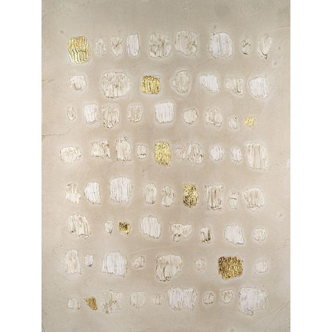 Embellished Cobblestone II Gold Ornate Wood Framed Art Print with Double Matting by Lam, Vanna