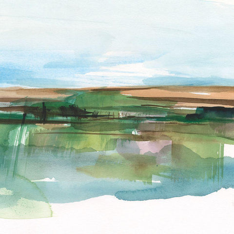 Wet Season I Black Ornate Wood Framed Art Print with Double Matting by Harper, Ethan