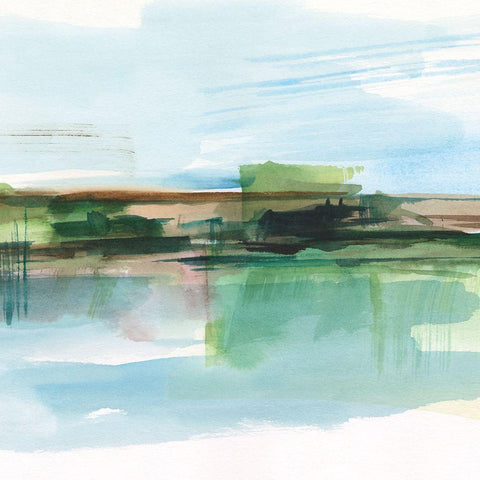 Wet Season II Black Modern Wood Framed Art Print by Harper, Ethan