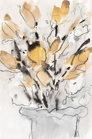 Seasonal Gatherings II Black Ornate Wood Framed Art Print with Double Matting by Dixon, Samuel