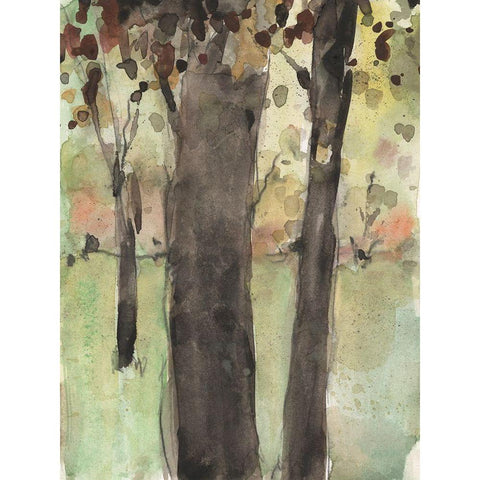 Under the Tree Confetti II Black Modern Wood Framed Art Print by Dixon, Samuel