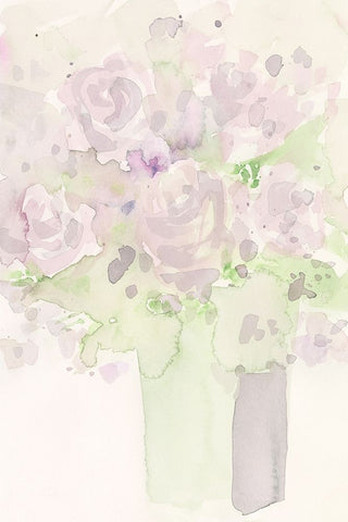 Natural Radiance I White Modern Wood Framed Art Print with Double Matting by Dixon, Samuel