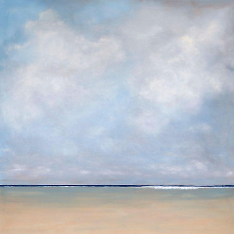 Quiet Hope White Modern Wood Framed Art Print by Andersen, Catherine