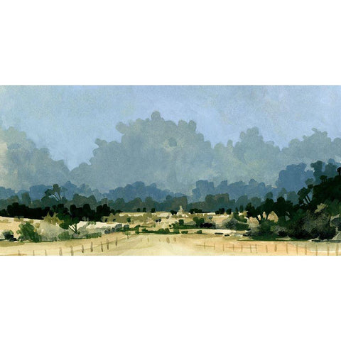Wild Farmland I Black Modern Wood Framed Art Print by Caroline, Emma