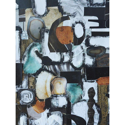 Day At the Spa Black Modern Wood Framed Art Print with Double Matting by Good, Coco