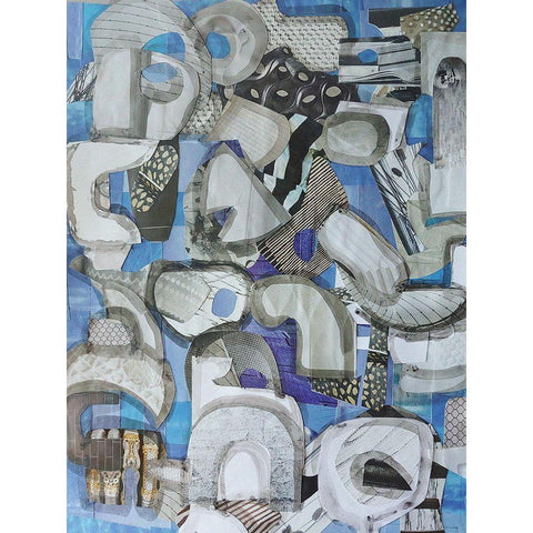 Mediterranean Port I Black Modern Wood Framed Art Print by Good, Coco