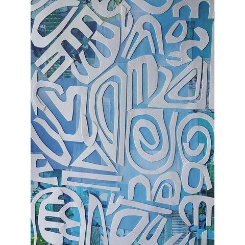 Santorini White Modern Wood Framed Art Print by Good, Coco