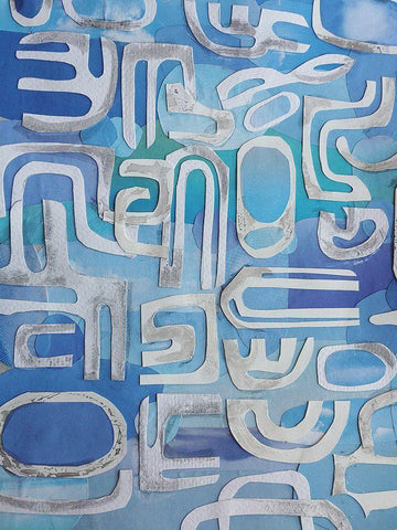 Siesta Key White Modern Wood Framed Art Print with Double Matting by Good, Coco