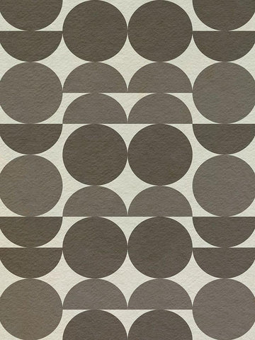 Neutral Subtle Shift II Black Ornate Wood Framed Art Print with Double Matting by Caroline, Emma