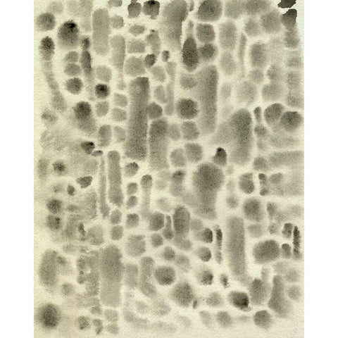 Watercolor Metric II Black Modern Wood Framed Art Print by Caroline, Emma