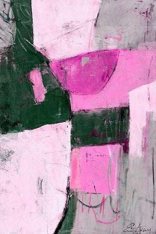 Party Mixer I White Modern Wood Framed Art Print with Double Matting by Ashley, Erin