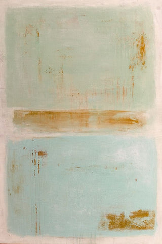 Soft Sided White Modern Wood Framed Art Print with Double Matting by Ashley, Erin
