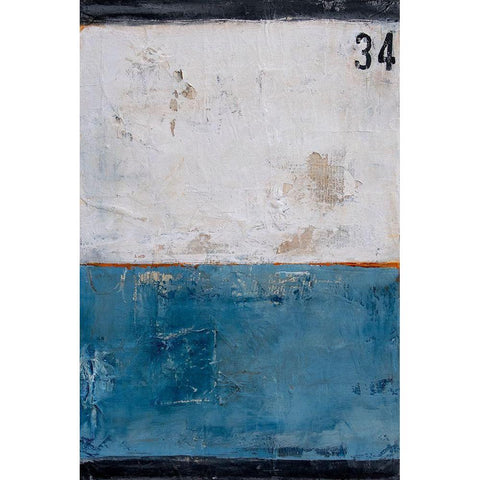 Take 34 Black Modern Wood Framed Art Print by Ashley, Erin