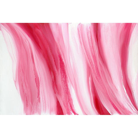 Peppermint Swirl Black Modern Wood Framed Art Print by Guererra, Teodora