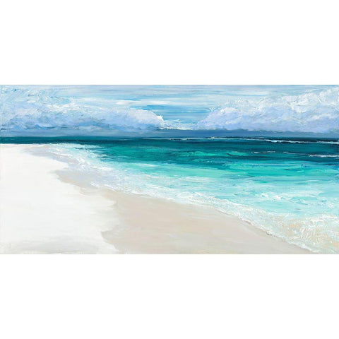 Bahama Storm Gold Ornate Wood Framed Art Print with Double Matting by Wilkins, Suzanne