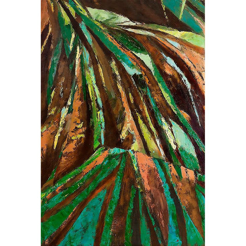 Las Palmas II White Modern Wood Framed Art Print by Wilkins, Suzanne