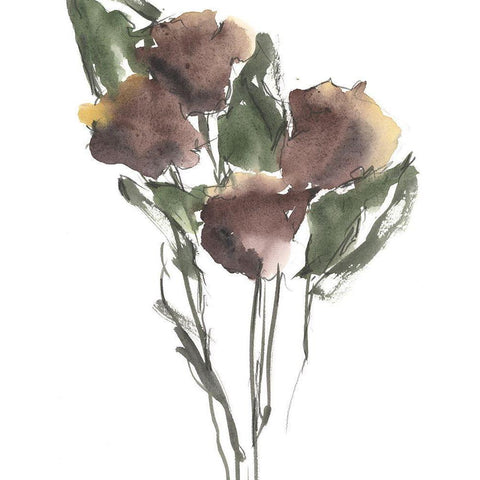 Growing Wild I Gold Ornate Wood Framed Art Print with Double Matting by Harper, Ethan