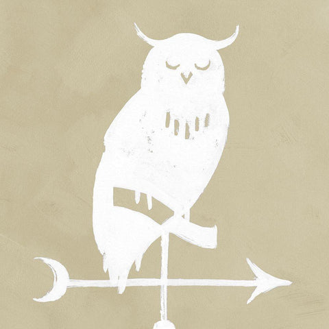 Weathervane IV Black Modern Wood Framed Art Print by Green, Jacob