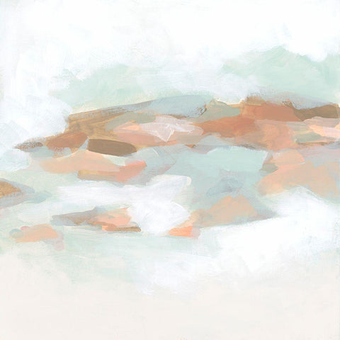 Blueridge Clouds II Gold Ornate Wood Framed Art Print with Double Matting by Vess, June Erica