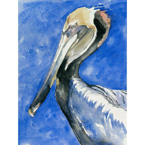 Pelican Pool II Gold Ornate Wood Framed Art Print with Double Matting by Parker, Jennifer Paxton