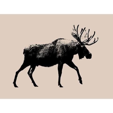 Wild Ambler I Black Modern Wood Framed Art Print by Green, Jacob