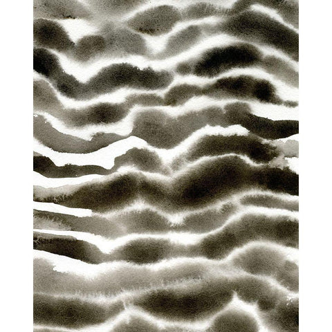 Jungle Stripe I White Modern Wood Framed Art Print by Caroline, Emma