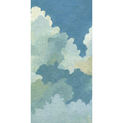Cumulus Tower II White Modern Wood Framed Art Print by Caroline, Emma