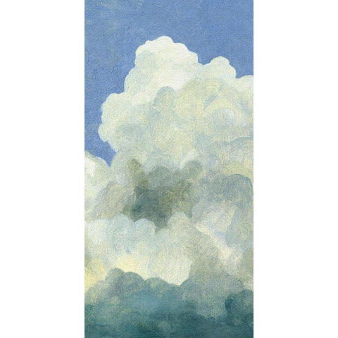 Cumulus Tower III Black Modern Wood Framed Art Print by Caroline, Emma