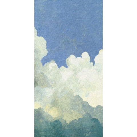 Cumulus Tower IV Black Modern Wood Framed Art Print by Caroline, Emma