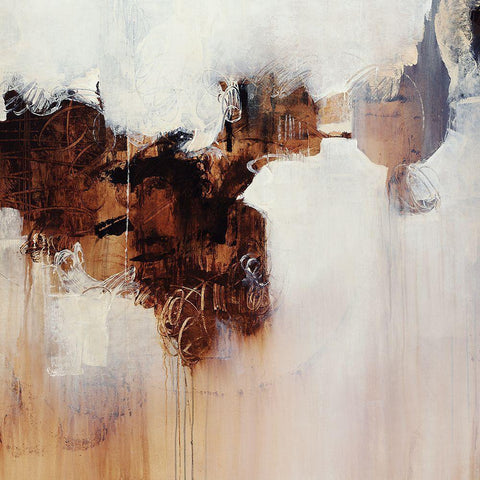 Bronze Oxide White Modern Wood Framed Art Print with Double Matting by Taylor, Kari