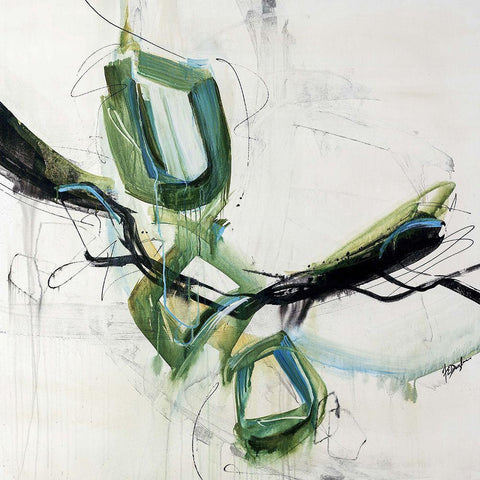 Hyperbole III White Modern Wood Framed Art Print by Douglass, Farrell